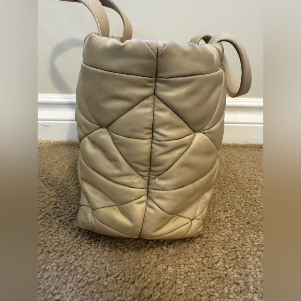 Prada Quilted Tote Bag w/ Shoulder Strap - Picture 5 of 16